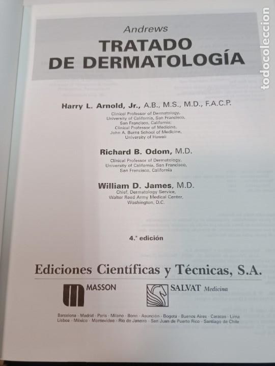 Libros de segunda mano: VV.AA Tratado de dermatologia SA7062 - Foto 2