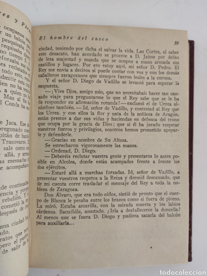 Libros de segunda mano: L-6237 EL HOMBRE DEL CASCO, RAFAEL P&Eacute;REZ Y P&Eacute;REZ, 1942 - Foto 3