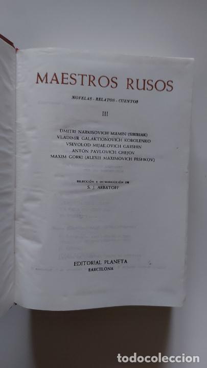 Libros de segunda mano: Maestros rusos III | VV.AA. | Editorial Planeta, 1973 - Foto 3