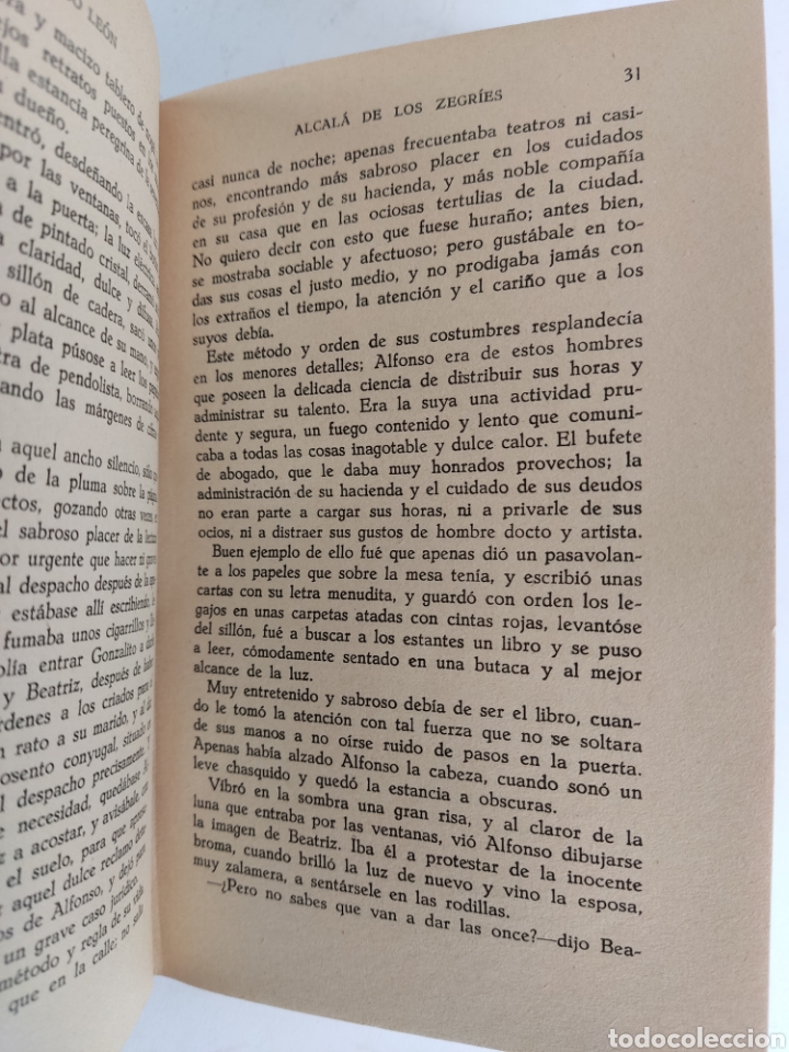 Libros de segunda mano: L-6240 ALCAL&Aacute; DE LOS ZEGR&Iacute;ES, RICARDO LEON, 1939 - Foto 4