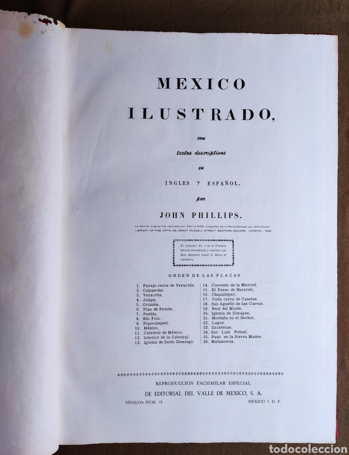 Libros de segunda mano: M&Eacute;XICO ILUSTRADO 26 LITOGRAF&Iacute;AS EDICI&Oacute;N FACSIMIL - Foto 2