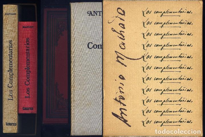 Libros de segunda mano: MACHADO, Antonio. Los Complementarios. 1972. - Foto 1