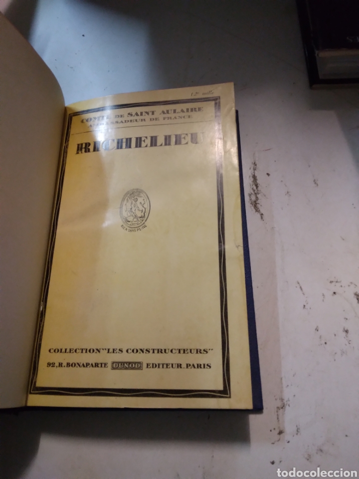 Libros de segunda mano: Richelieu, Comit&eacute; de Saint Aulaire - Foto 2