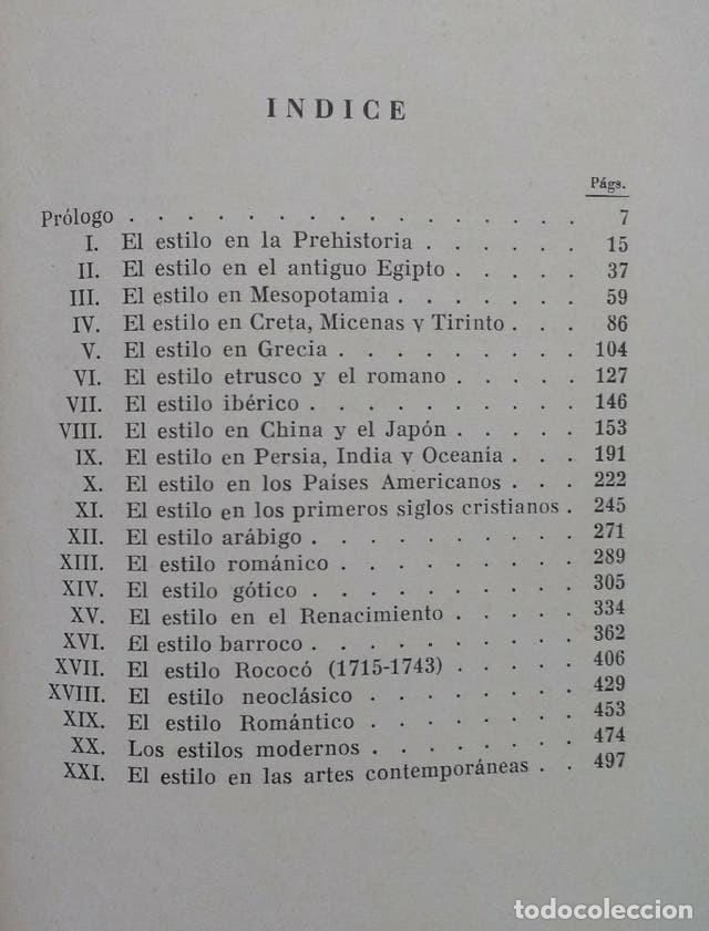 Libros de segunda mano: INTRODUCCION AL ESTUDIO DE LOS ESTILOS - FRANCISCO - Foto 3