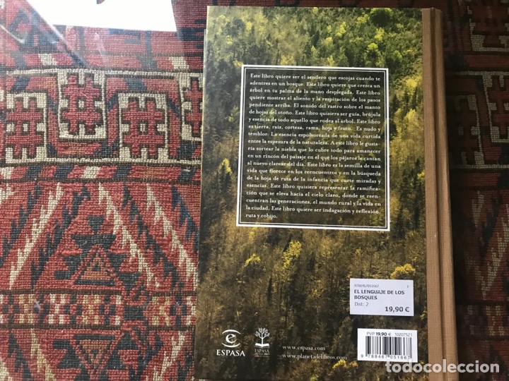 Libros de segunda mano: El lenguaje de los bosques. Hasier Larretxea. Espasa. Como nuevo - Foto 3