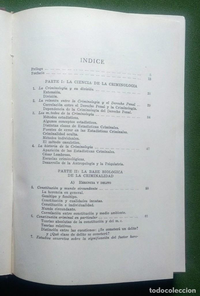 Libros de segunda mano: CRIMINOLOGIA - - Foto 3