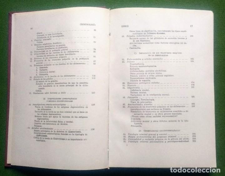 Libros de segunda mano: CRIMINOLOGIA - - Foto 4