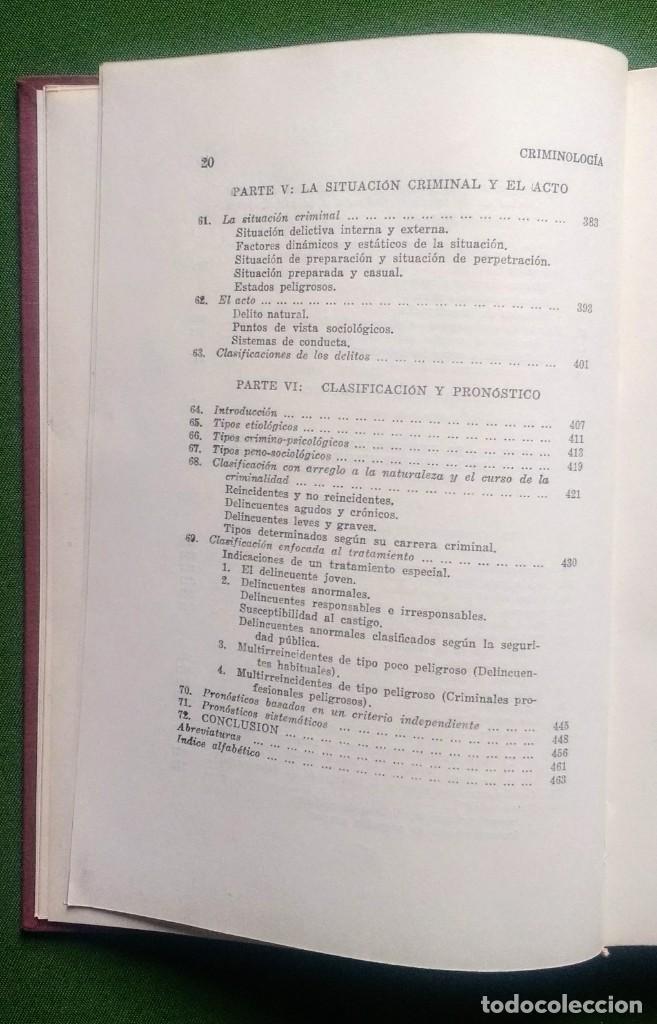Libros de segunda mano: CRIMINOLOGIA - - Foto 6
