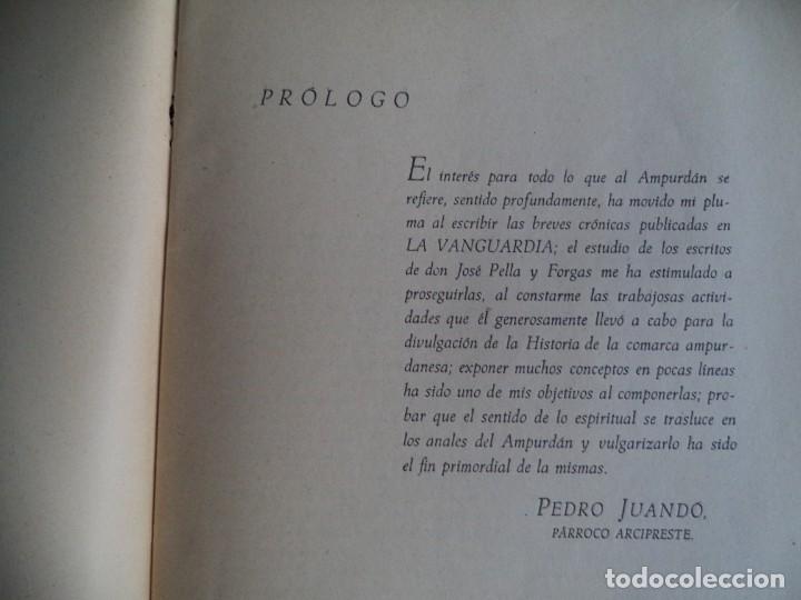 Libros de segunda mano: Libro Cr&oacute;nicas del Ampurd&aacute;n - Foto 3