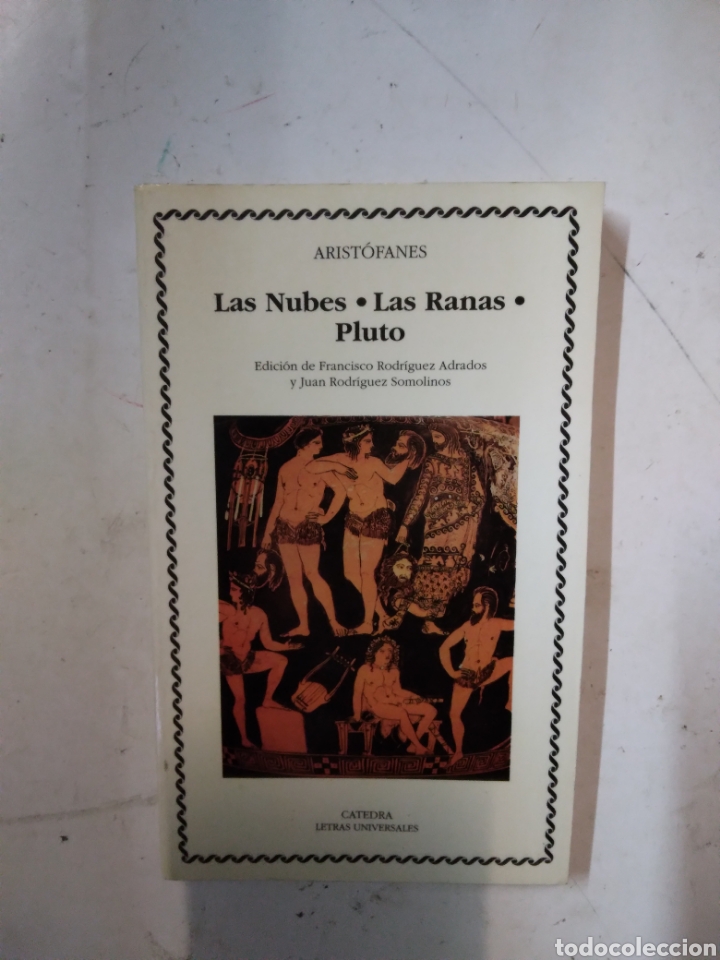 Libros de segunda mano: Aristofanes,, Las nubes,las ranas, pluto,Catedra - Foto 1