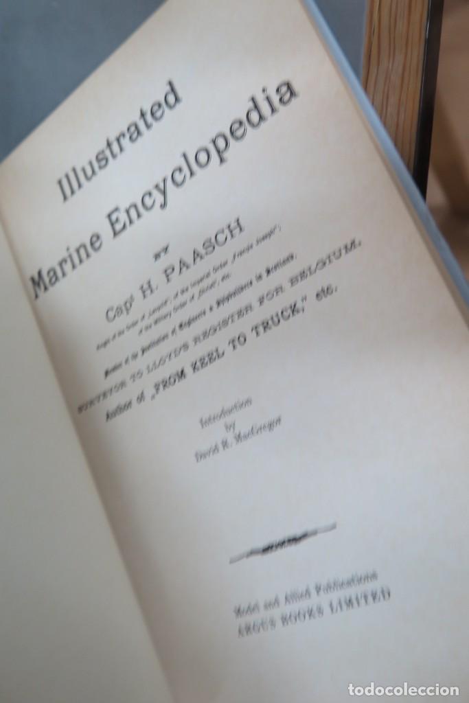 Libros de segunda mano: Illustrated Marine Encyclopedia 1890. PAASCH - Foto 2