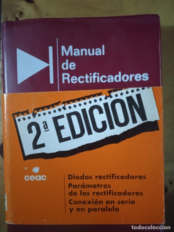 Libros de segunda mano: Manual de rectificadores. Ceac - Foto 1