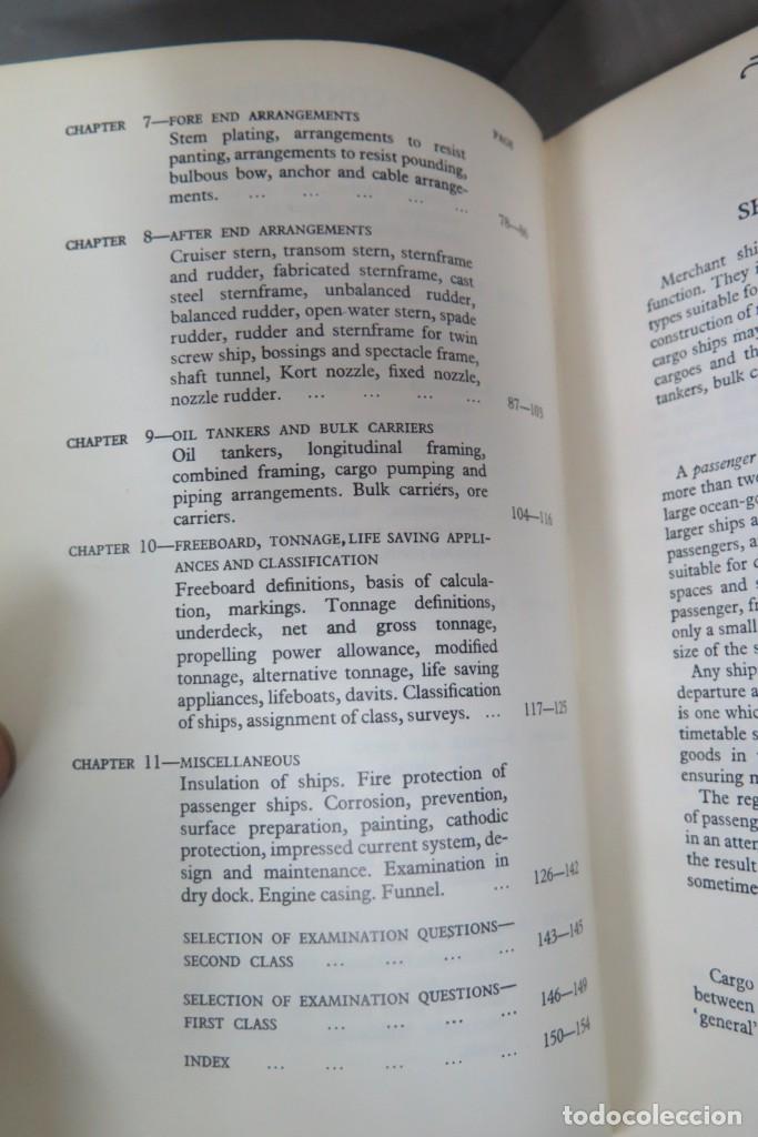 Libros de segunda mano: Reed&acute;s Ship Construction For Marine Students - Foto 4