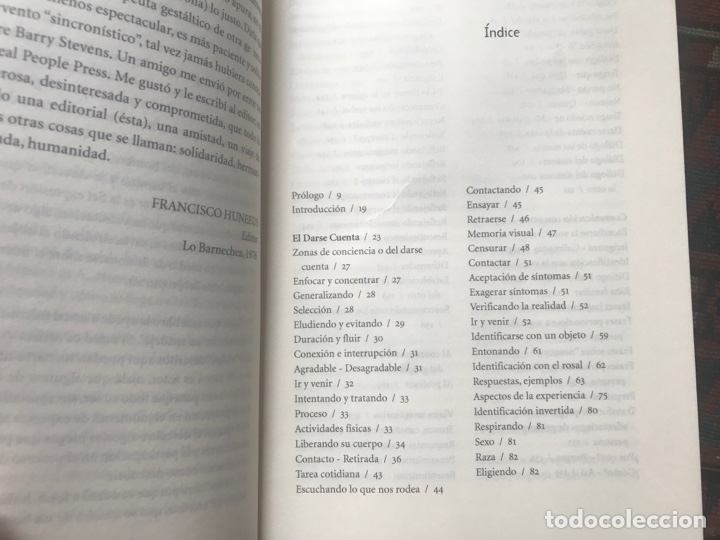 Libros de segunda mano: El darse cuenta. John O. Stevens. Cuatro vientos - Foto 6