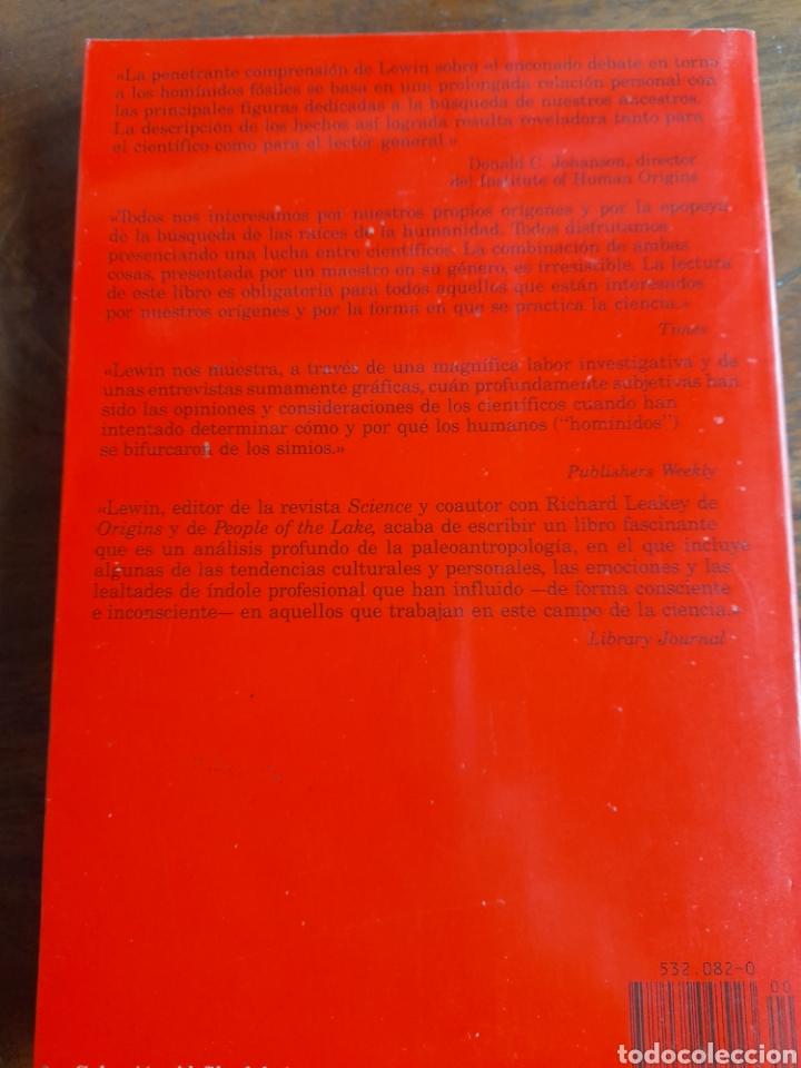 Libros de segunda mano: La interpretaci&oacute;n de los f&oacute;siles. Roger Lewin - Foto 2