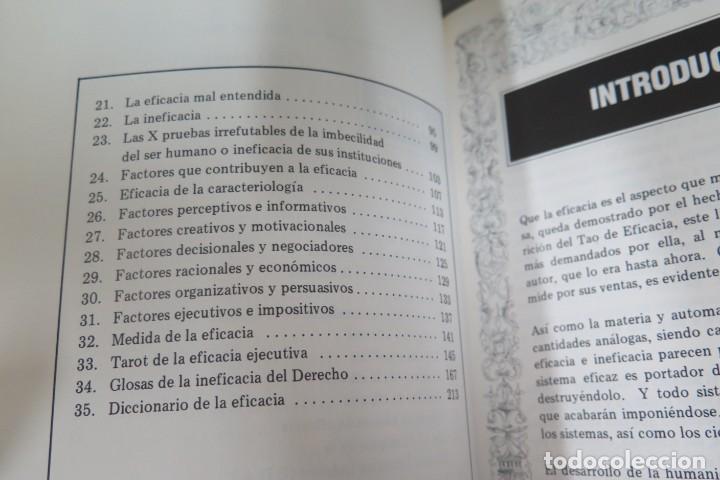 Libros de segunda mano: TAO DE EFICACIA. JAVIER PEREZ VILLAR - Foto 3