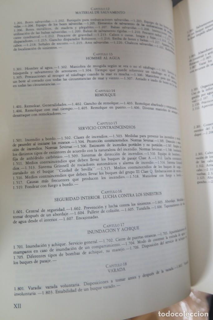 Libros de segunda mano: Tratado de maniobra y tecnolog&iacute;a naval. COSTA - Foto 3