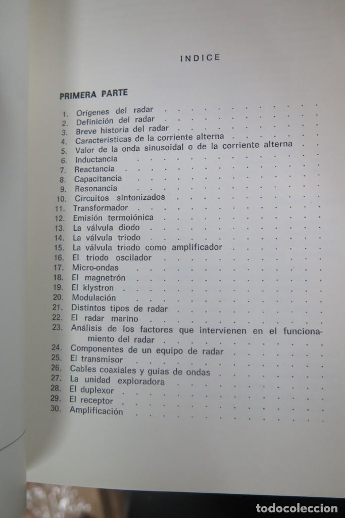Libros de segunda mano: ELEMENTOS DE RADAR. 1974 - Foto 3