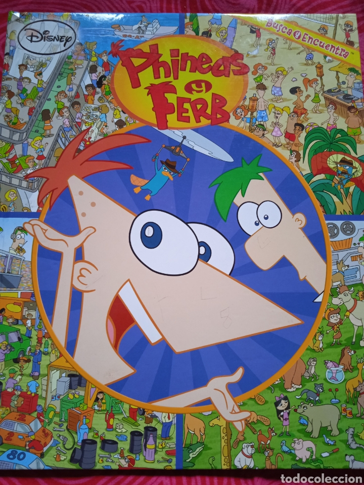 Libros de segunda mano: Phineas y Ferb. Busca y encuentra. Disney - Foto 1