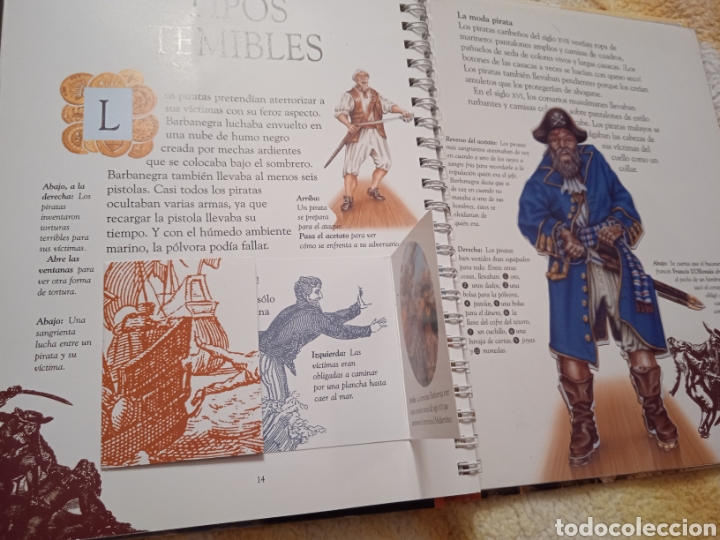 Libros de segunda mano: Piratas. David Spence. Editorial SM. Mundo azul - Foto 2