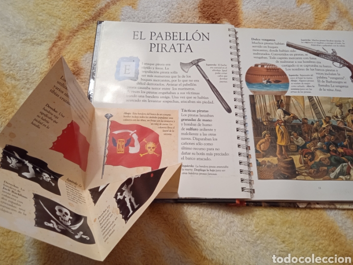Libros de segunda mano: Piratas. David Spence. Editorial SM. Mundo azul - Foto 3