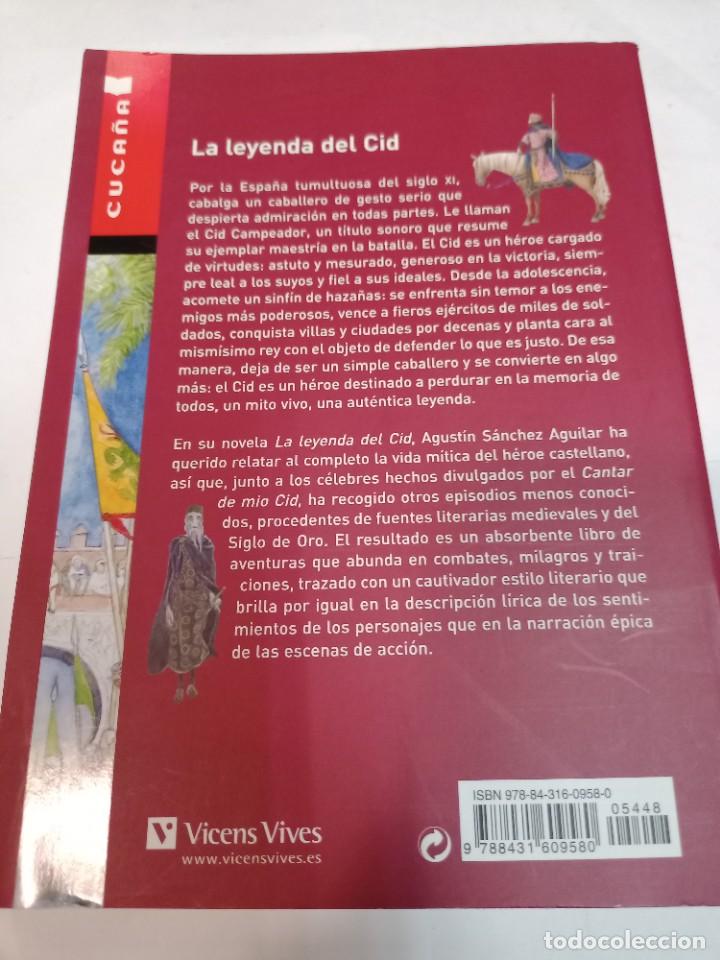 Libros de segunda mano: A. S&Aacute;NCHEZ La leyenda del Cid SA7133 - Foto 2