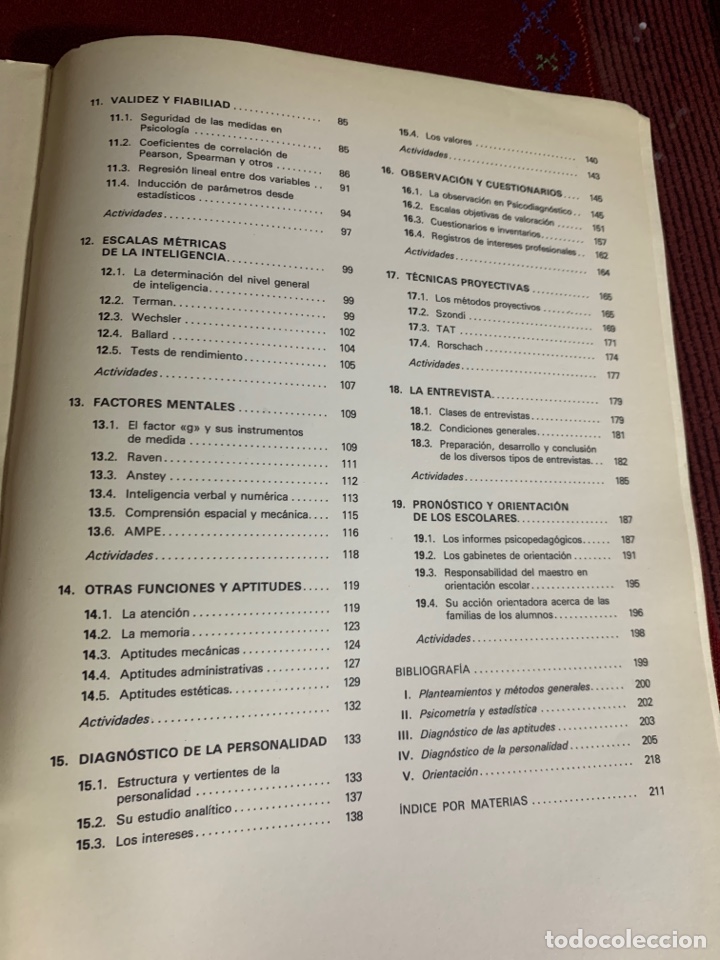 Libros de segunda mano: Psicodiagn&oacute;stico. Francisco Guil Blanes. - Foto 5