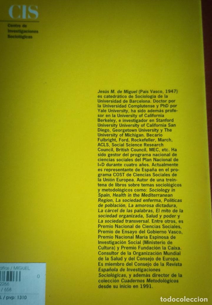 Libros de segunda mano: AUTO/BIOGRAF&iacute;AS - DE MIGUEL, JESUS M. - Foto 2