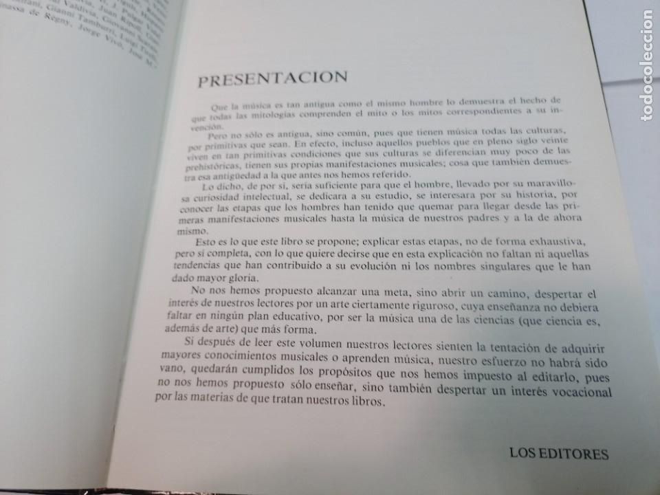 Libros de segunda mano: Historia de la m&uacute;sica tomos 1 y 2 SA7172 - Foto 3