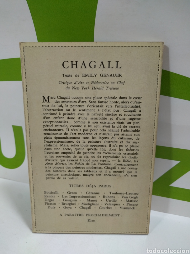 Libros de segunda mano: Chagall. Le grande Art en livres de poche. - Foto 2