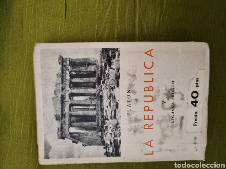Libros de segunda mano: Libro La Rep&uacute;blica V, Plat&oacute;n, de 1959