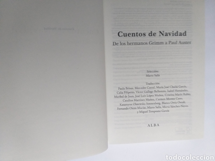 Libros de segunda mano: Cuentos de navidad. De los hermanos Grimm a Paul Auster - Foto 7