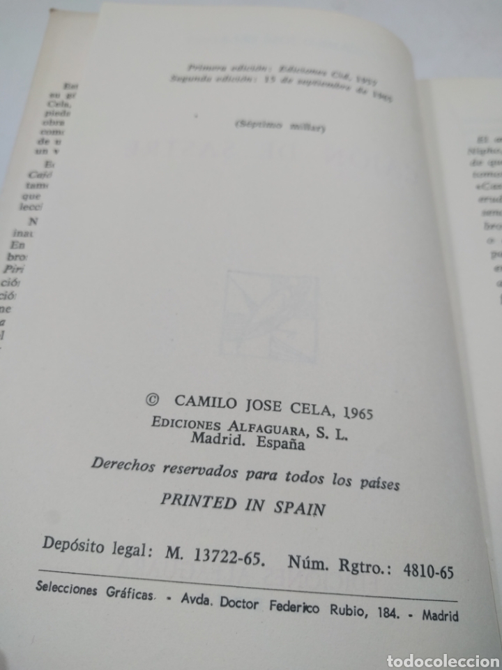 Libros de segunda mano: Cajon de sastre. Hombres hechos e ideas. Camilo Jos&eacute; Cela. - Foto 3