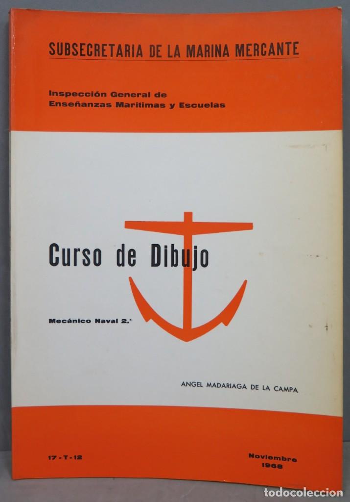 Libros de segunda mano: CURSO DE DIBUJO. MECANICO NAVAL 2&ordf; - Foto 1