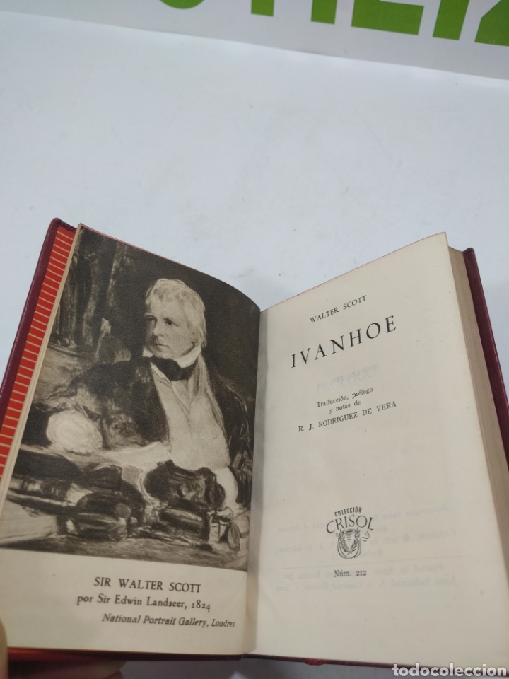 Libros de segunda mano: Ivanhoe. Walter Scott. Colecci&oacute;n crisol. - Foto 2