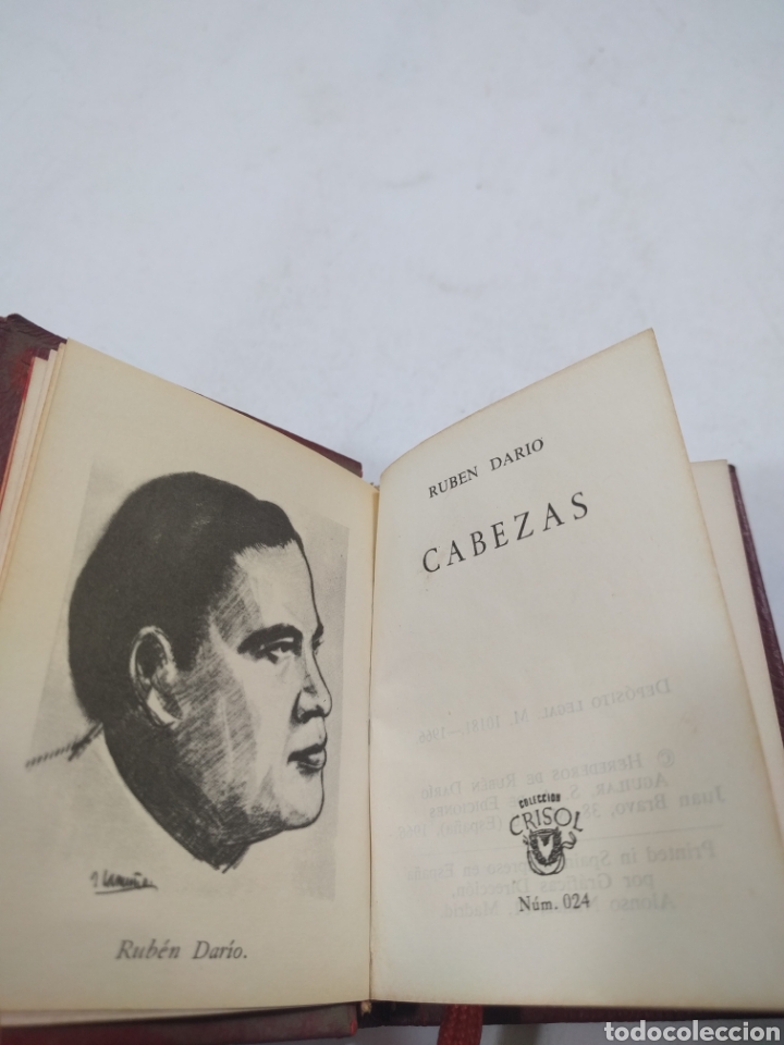 Libros de segunda mano: Cabezas. Rub&eacute;n Dario. Colecci&oacute;n crisol. - Foto 2