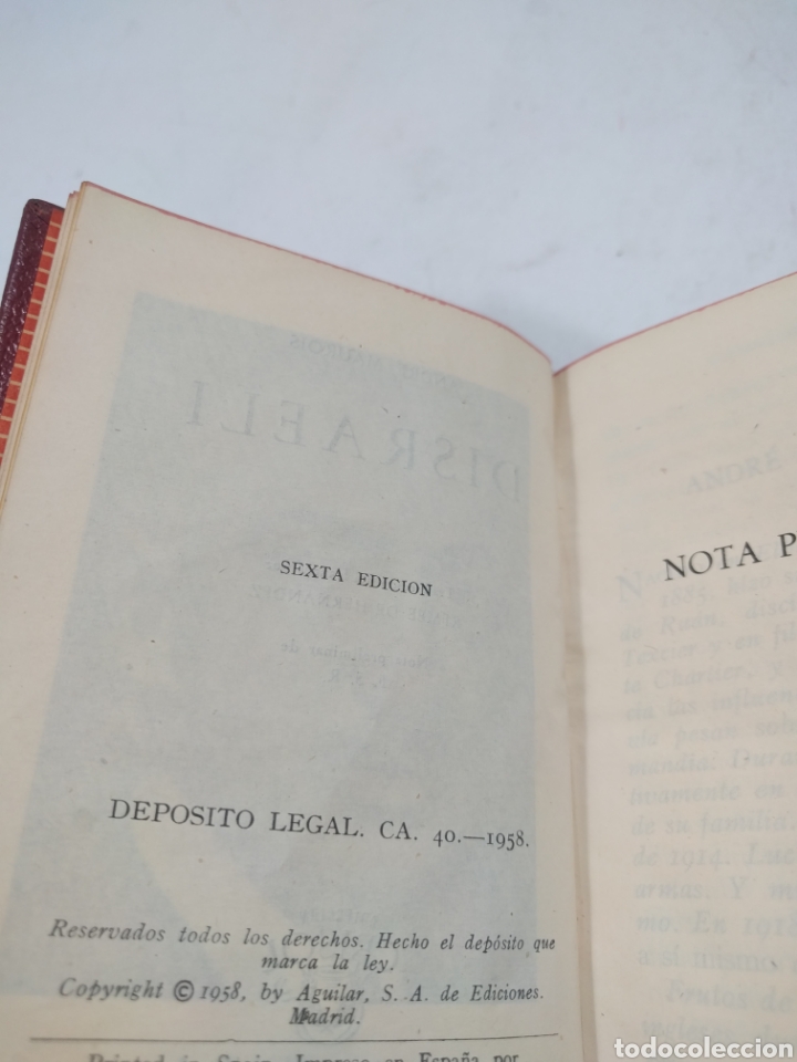 Libros de segunda mano: Disraeli. Andr&eacute; Maurois. Colecci&oacute;n crisol. - Foto 4