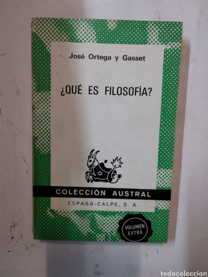 Libros de segunda mano: Jose Ortega Gasset, Que es filosof&iacute;a, Austral - Foto 1