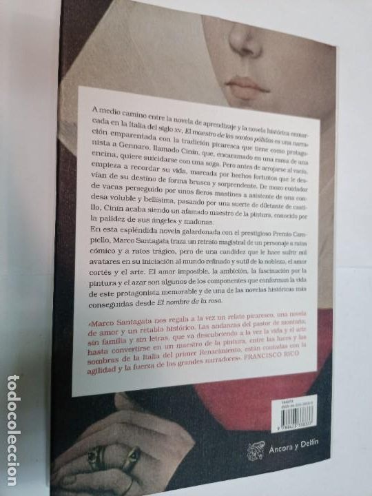 Libros de segunda mano: MARCO SANTAGATA El maestro de los santos p&aacute;lidos SA7187 - Foto 2