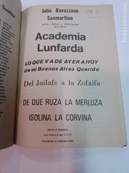 Libros de segunda mano: JULIO RAVAZZANO Academia Lunfarda SA7200 - Foto 3