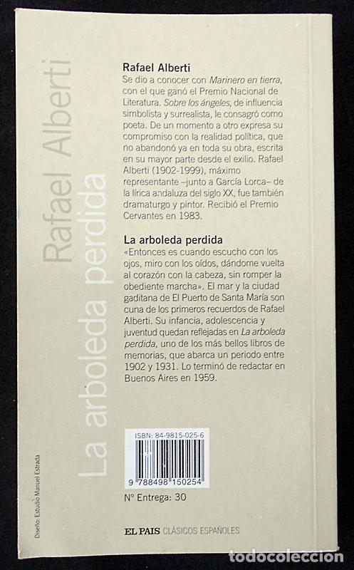 Libros de segunda mano: La arboleda perdida - Rafael Alberti - El Pa&iacute;s (2005) - Foto 2