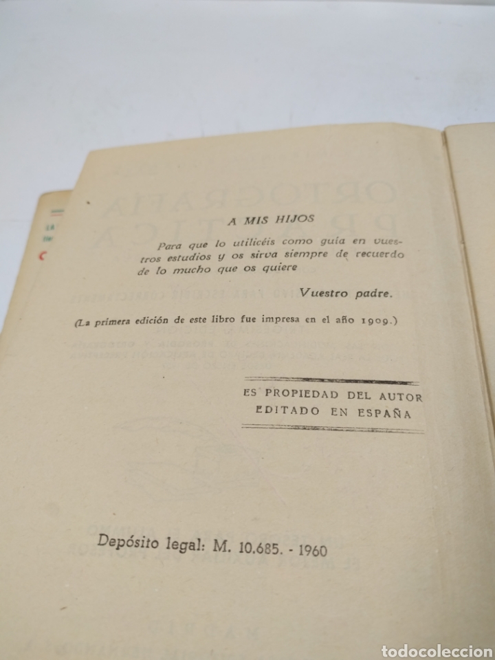 Libros de segunda mano: Ortograf&iacute;a pr&aacute;ctica de la lengua espa&ntilde;ola. Luis Miranda podadera. - Foto 3