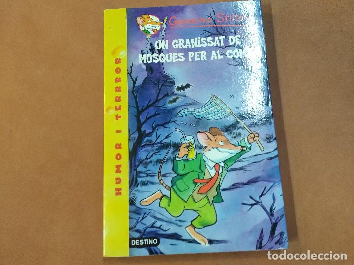 Libros de segunda mano: un granissat de mosques per al comte - geronimo stilton - idioma catal&agrave; - JUB - Foto 1