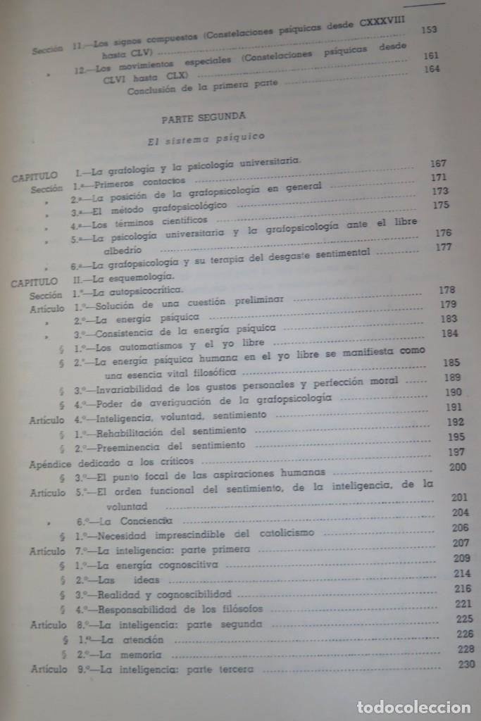 Libros de segunda mano: TRATADO DE GRAFOPSICOLOGIA. MARCHESAN - Foto 5