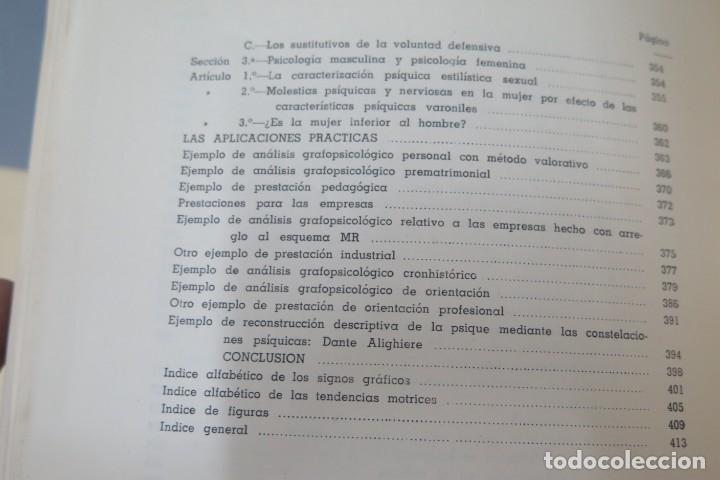 Libros de segunda mano: TRATADO DE GRAFOPSICOLOGIA. MARCHESAN - Foto 8