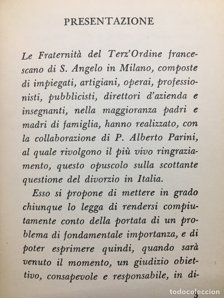 Libros de segunda mano: FAMILIA SOCIETA E DIVORZIO - Foto 4