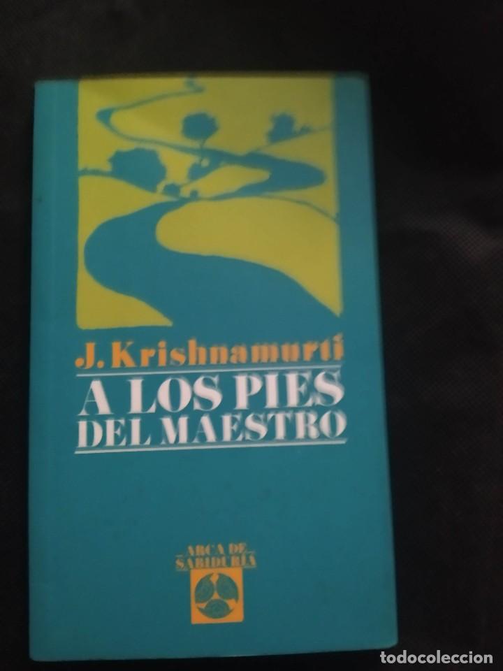 Libros de segunda mano: A LOS PIES DEL MAESTRO - J. KRISHNAMURTI - Foto 1