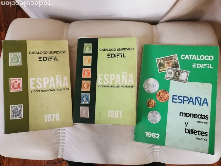 Libros de segunda mano: Cat&aacute;logos edifil 1979, 1981 y 1982 - Foto 1