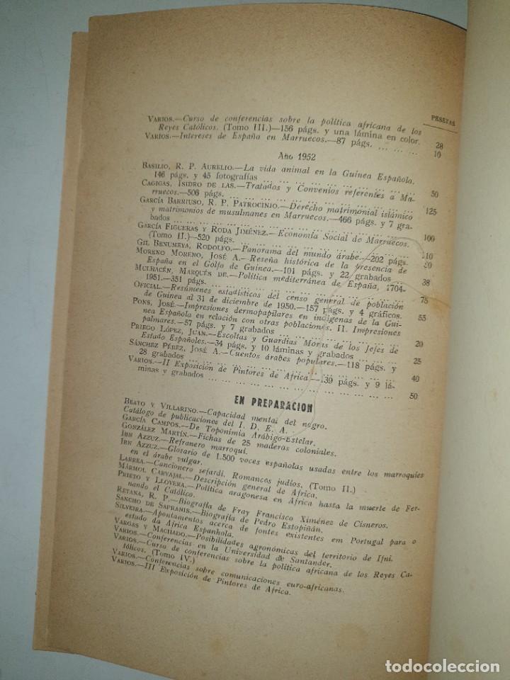 Libros de segunda mano: ARCHIVOS DEL INSTITUTO DE ESTUDIOS AFRICANOS - 1952 - Foto 4