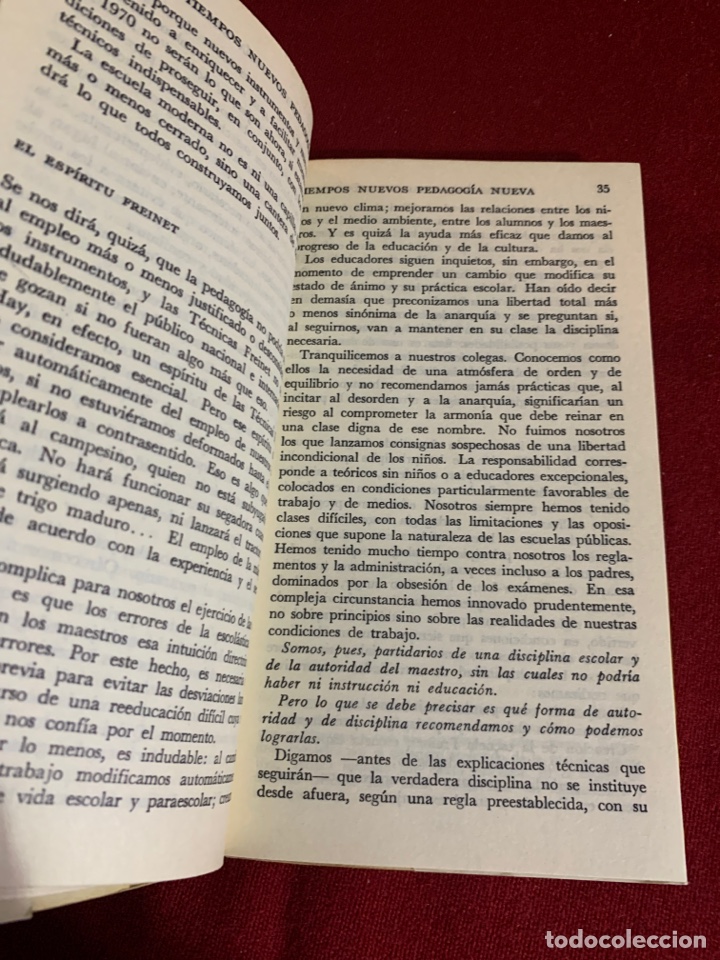 Libros de segunda mano: T&eacute;cnicas Freinet de la escuela moderna. C&eacute;lestin Freinet. - Foto 6